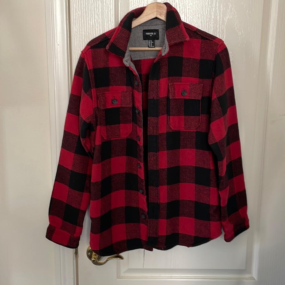 Plaid sweater jacket from forever 21